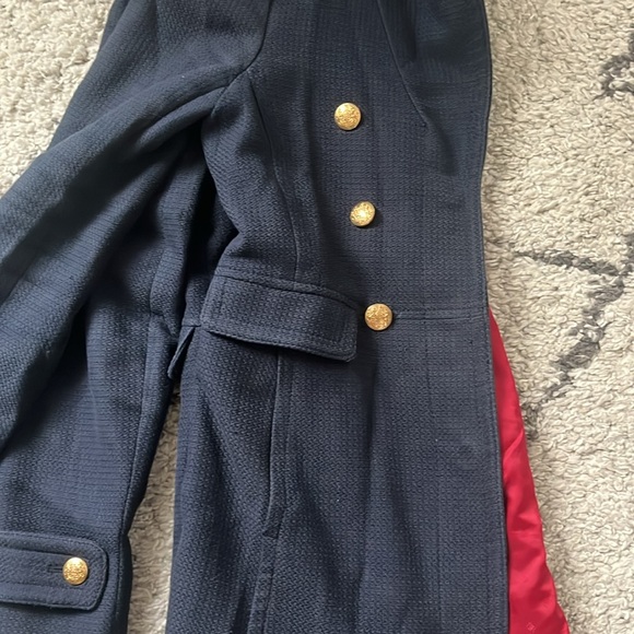 Banana Republic Size S Navy Overcoat - Picture 6 of 7
